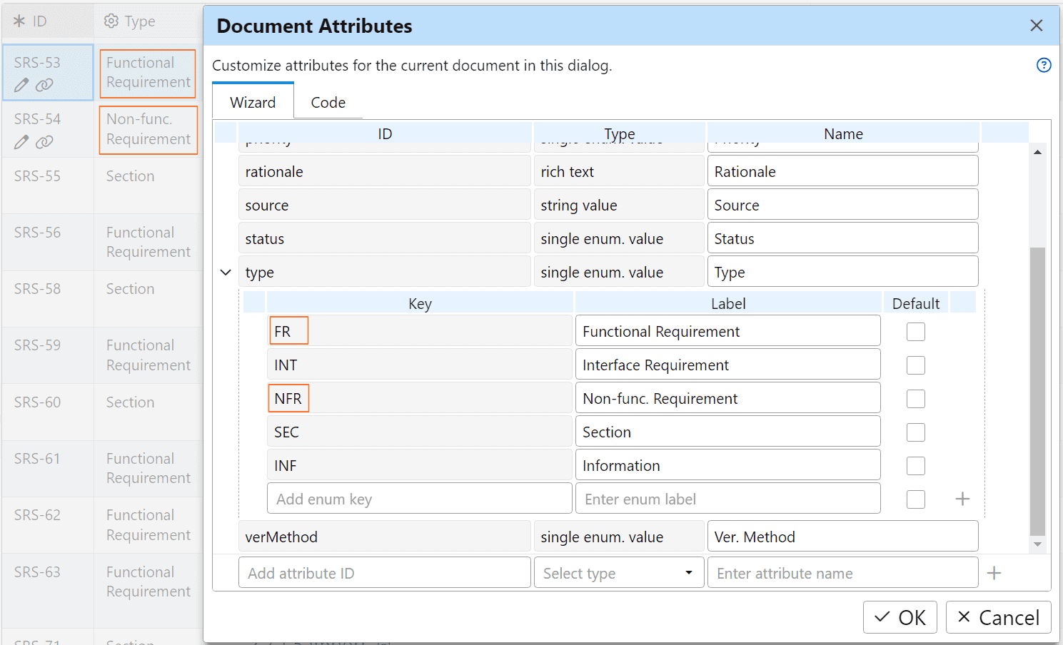 Export functional and non-functional requirements Export functional and non-functional requirements