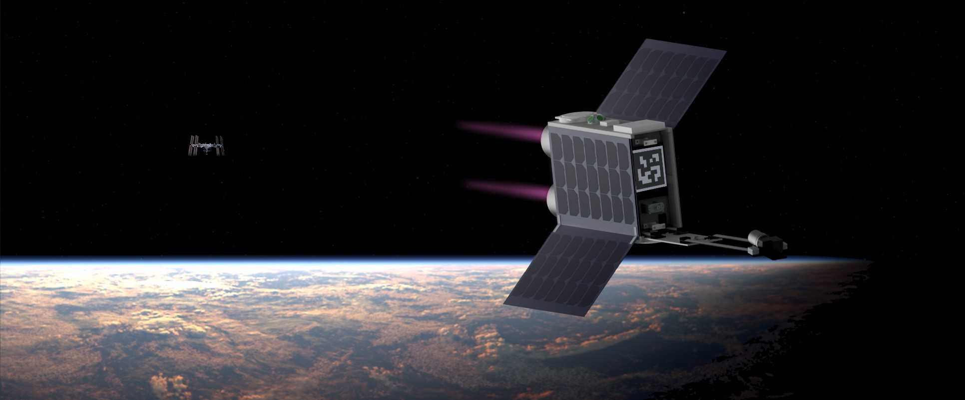 CubeSat SOURCE in Earth orbit CubeSat SOURCE in Earth orbit